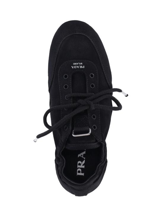 26SS 프라다 로고 가죽 스니커즈 1E459O 005 M8M F0002 BLACK - PRADA