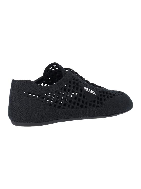 26SS 프라다 컬랩스 크로쉐 레이스드 스니커즈 1E360O 005 2F46 F0002 BLACK - PRADA