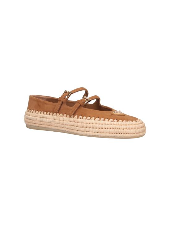 26SS 프라다 플랫 슈즈 1F869N 005 008 F0401 Brown - PRADA