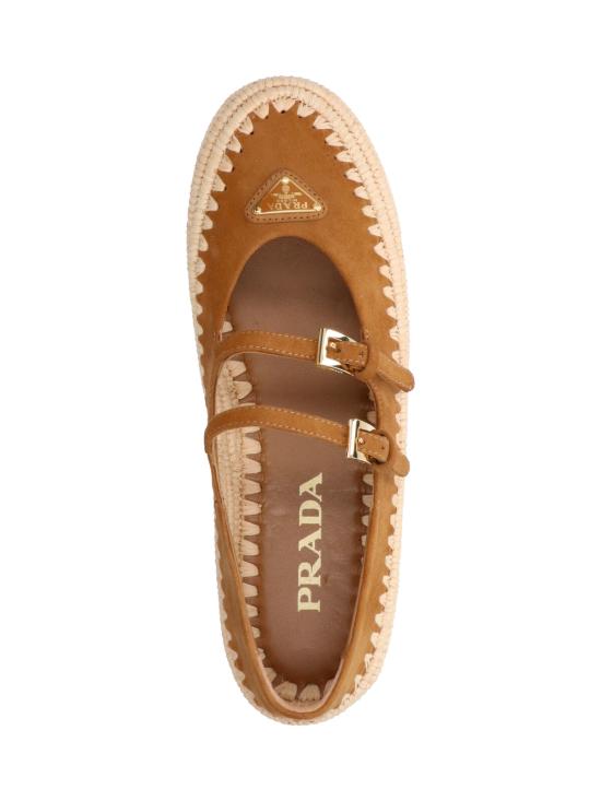 26SS 프라다 플랫 슈즈 1F869N 005 008 F0401 Brown - PRADA
