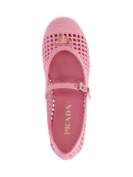 26SS 프라다 플랫 슈즈 1F364O 005 2F46 F0638 Pink - PRADA