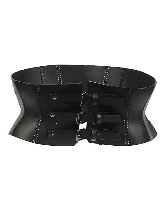 26SS 와이드 벨트 CB49 BLACK
