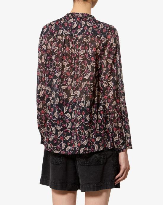  이자벨마랑 블라우스 HT0029FA D3J03EBKRY BLACK RASPBERRY - ISABEL MARANT