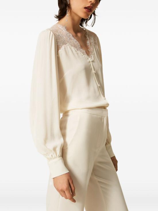 26FW 트윈셋 셔츠 262TP2481 00059 Bianco - TWINSET