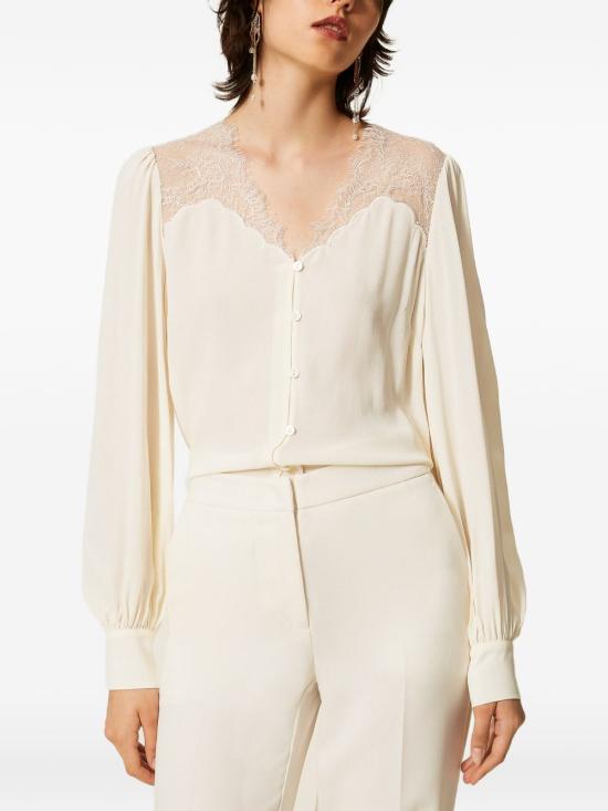 26FW 트윈셋 셔츠 262TP2481 00059 Bianco - TWINSET