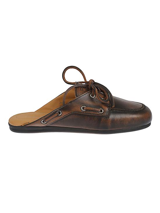 26SS 포사 뮬/슬리퍼 BOATLOAFERMULE LEATHERCOFFEE BROWN