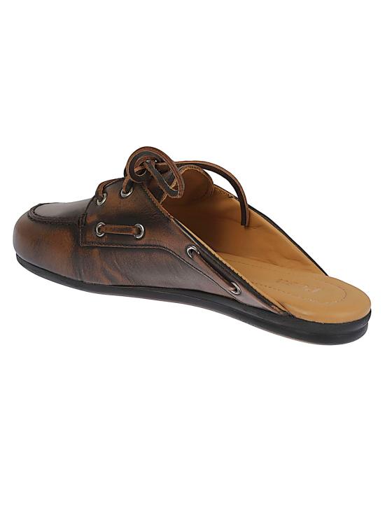 26SS 포사 뮬/슬리퍼 BOATLOAFERMULE LEATHERCOFFEE BROWN - POSA