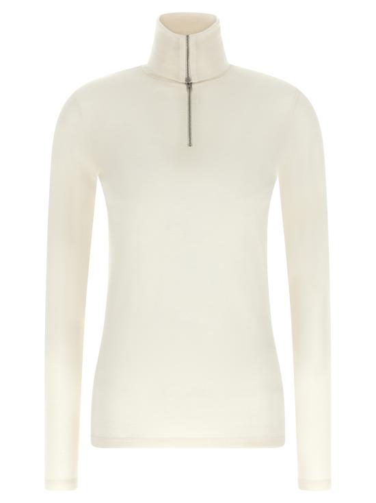 26FW 질샌더 터틀넥 J02GC0170J70021102 White