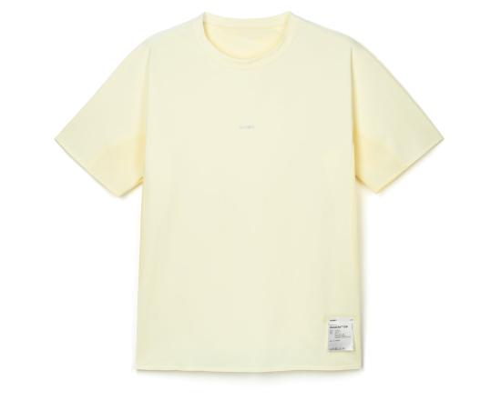 26SS 새티스파이 반팔 티셔츠 11089 41001 TRANSPARENT YELLOW DOM
