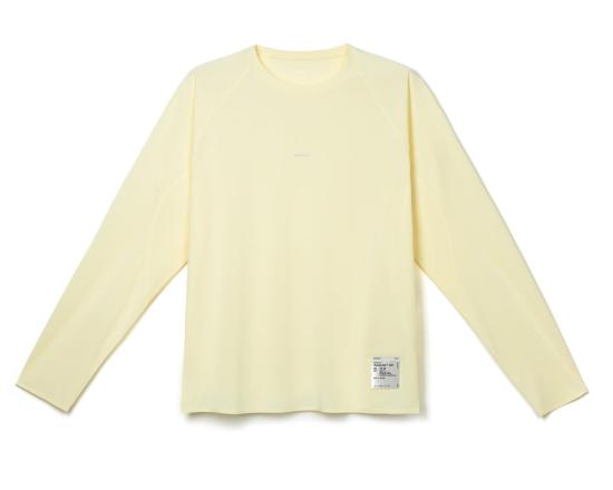 26SS 새티스파이 긴팔 티셔츠 11087 41001 TRANSPARENT YELLOW DOM