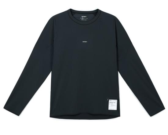 26SS 새티스파이 긴팔 티셔츠 11087 00001 BLACK DOM