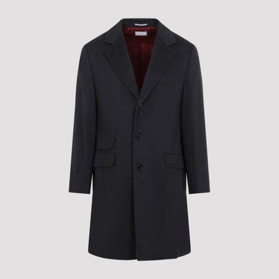 26FW 브루넬로 쿠치넬리 코트 MV4679039 CG03C CHARCOAL - BRUNELLO CUCINELLI