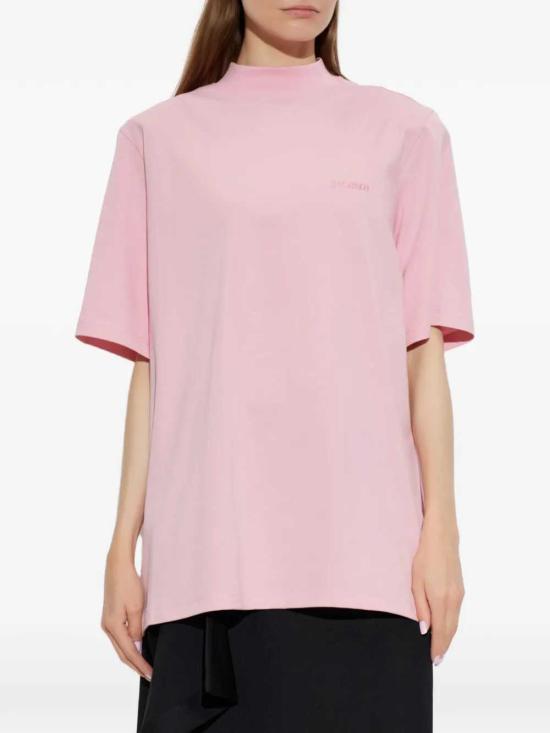 26FW 디 아티코 반팔 티셔츠 261WCT00360JJJ025AA 315 LIGHT PINK - THE ATTICO