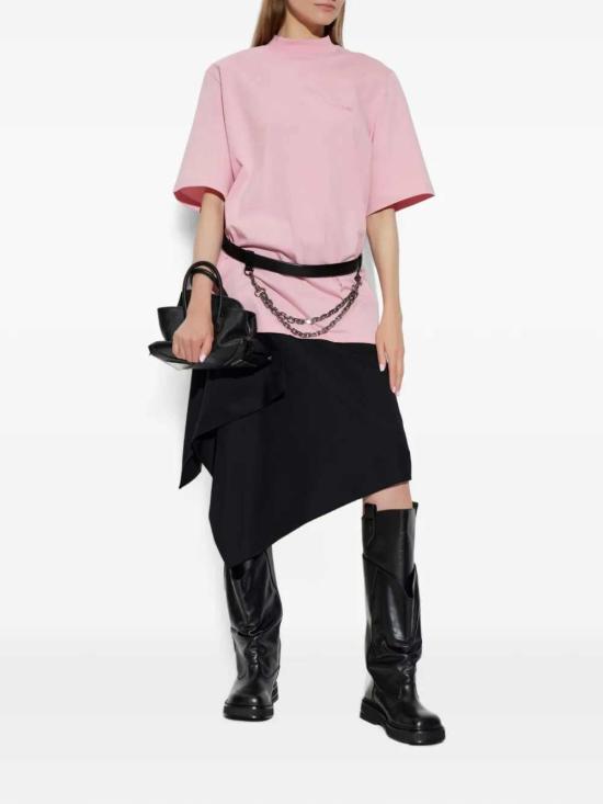 26FW 디 아티코 반팔 티셔츠 261WCT00360JJJ025AA 315 LIGHT PINK - THE ATTICO