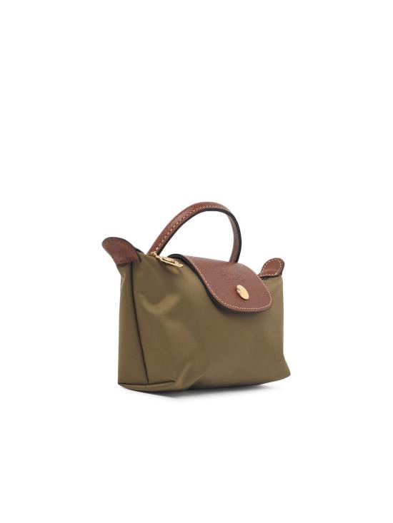 26FW 롱샴 르 플리아쥬 오리지널 핸들 파우치 34175089510 Green - LONGCHAMP