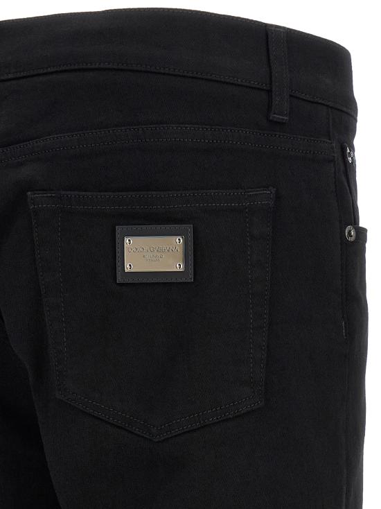 26FW 돌체앤가바나 데님 팬츠 GY07CDG8OW8S9001 Black - DOLCE & GABBANA