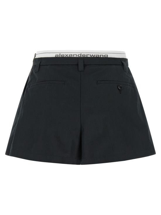 26FW 알렉산더 왕 숏 스커트 1WC3264042001 Black - ALEXANDER WANG