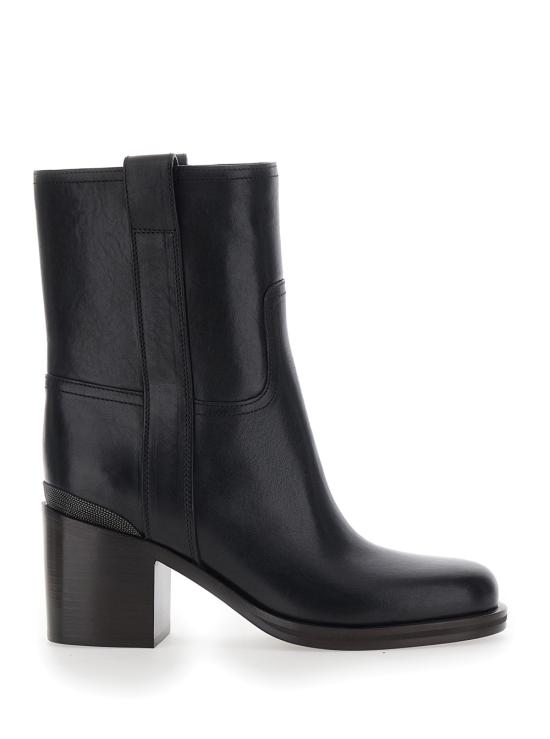 26FW 브루넬로 쿠치넬리 부츠 MZSLC3358C101 Black