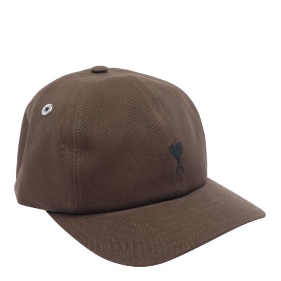 26FW 아미 알렉산드르 마티우시 모자 UCP265 AW00412221 Brown - AMI ALEXANDRE MATIUSSI