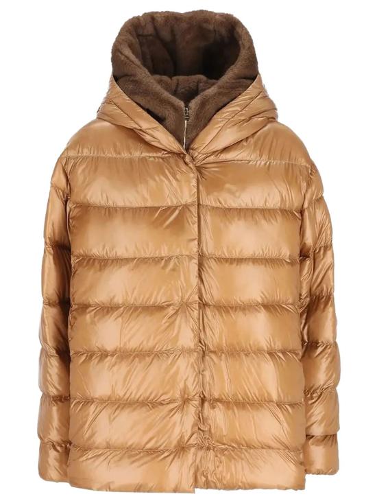 26FW 에르노 밍크 퍼 이펙트 파카 재킷 PI002312D 12017Z 2157 CAMMELLO