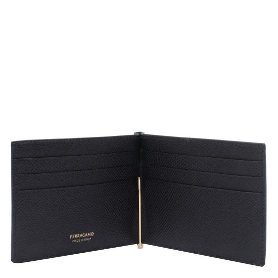 26FW 살바토레 페라가모 간치니 머니클립 반지갑 776473 661475NERO BLACK - SALVATORE FERRAGAMO