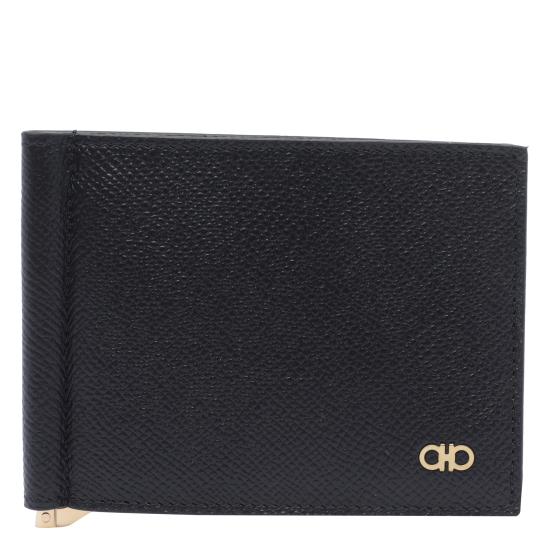 26FW 살바토레 페라가모 간치니 머니클립 반지갑 776473 661475NERO BLACK
