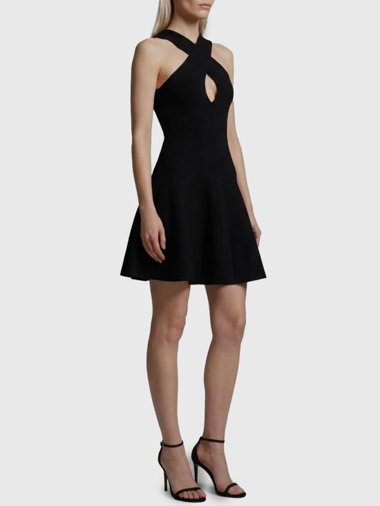 26FW 알라이아 미디 원피스 AA9R3116K212D BLACK - ALAIA