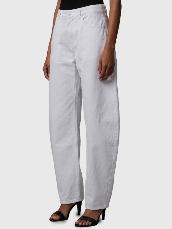 26FW 알라이아 데님 팬츠 AA9P1406D027D WHITE - ALAIA