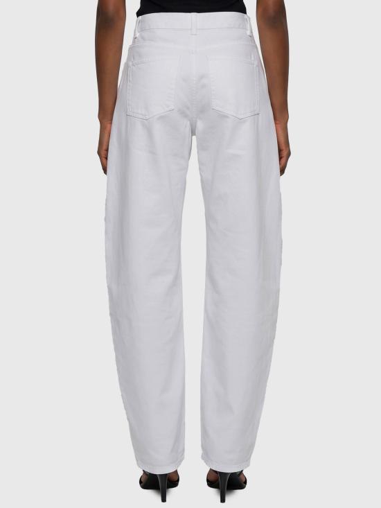 26FW 알라이아 데님 팬츠 AA9P1406D027D WHITE - ALAIA