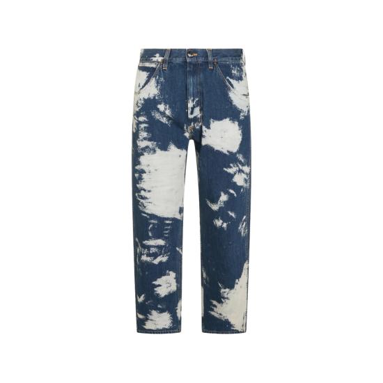 26FW 비비안웨스트우드 벨티드 스웨이드 가죽 자켓 3902000N W01LY K409 BLUE WHITE