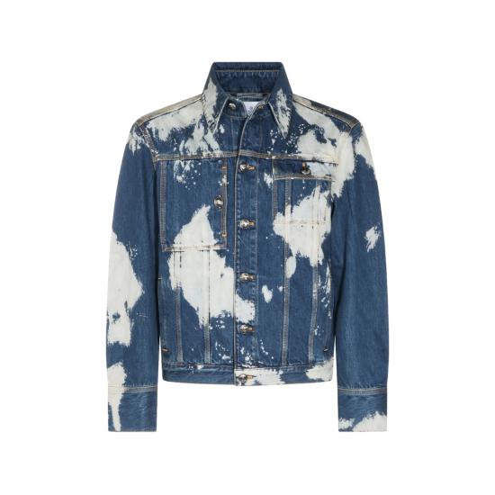 26FW 비비안웨스트우드 워커 트러커 데님 자켓 2801000I W01LY K409 BLUE WHITE