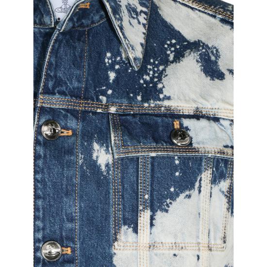 26FW 비비안웨스트우드 워커 트러커 데님 자켓 2801000I W01LY K409 BLUE WHITE - VIVIENNE WESTWOOD