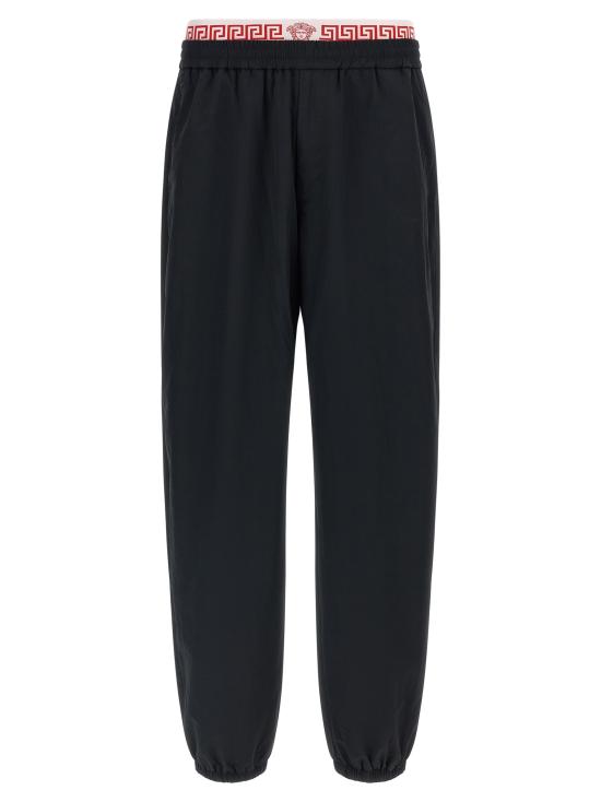 26FW 베르사체 트레이닝/조거 팬츠 그레카 팬츠 블랙