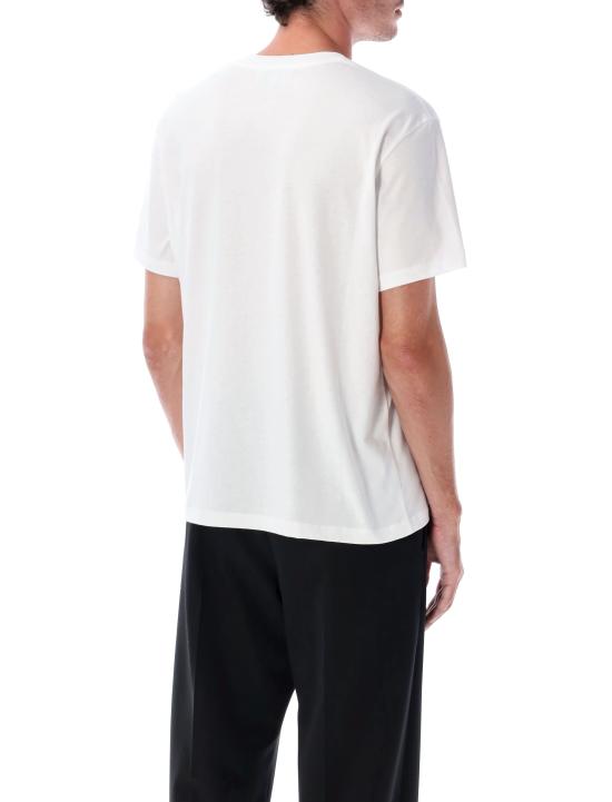 26FW 아미 스몰 하트 로고 라이트 코튼 저지 티셔츠 HTS346724 100 Bianco - AMI