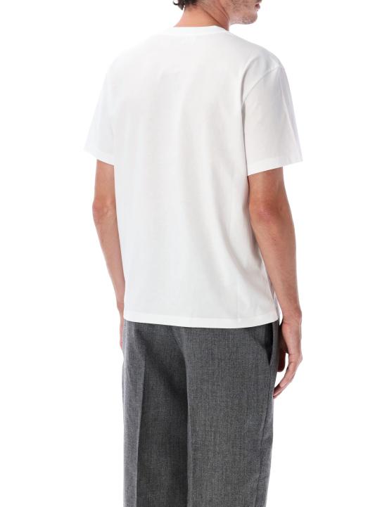 26FW 아미 스몰 하트 로고 라이트 코튼 저지 티셔츠 HTS346724 100 Bianco - AMI