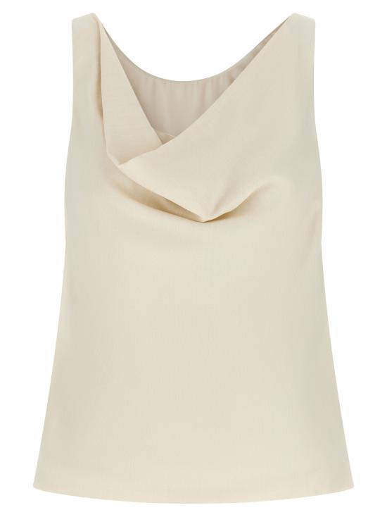 26SS 브루넬로 쿠치넬리 민소매 티셔츠 MH126TR31C579 White