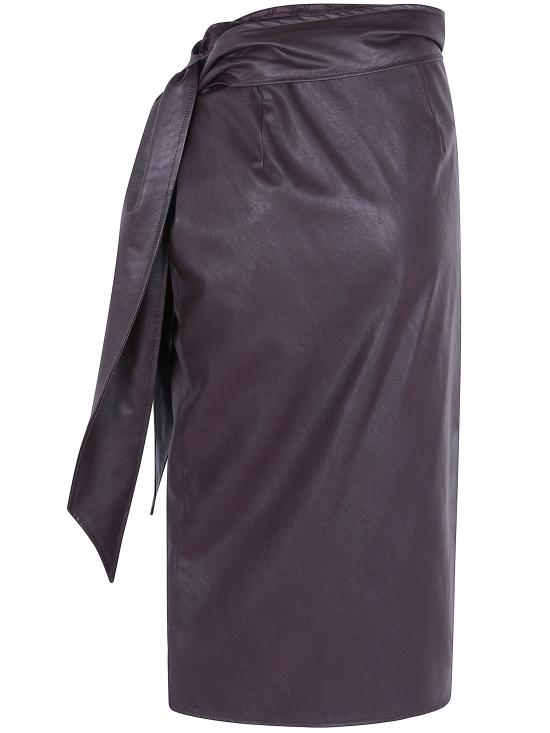 26FW 엘리자베타프랜치 롱 스커트 GO21866E2 EV9 DARK CHOCOLATE - ELISABETTA FRANCHI