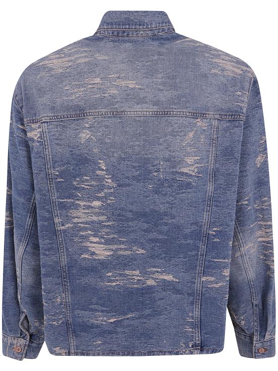 26FW 엠포리오 아르마니 데님 자켓 EM006540 AF27794 MB003 LIGHT BLUE DENIM - EMPORIO ARMANI