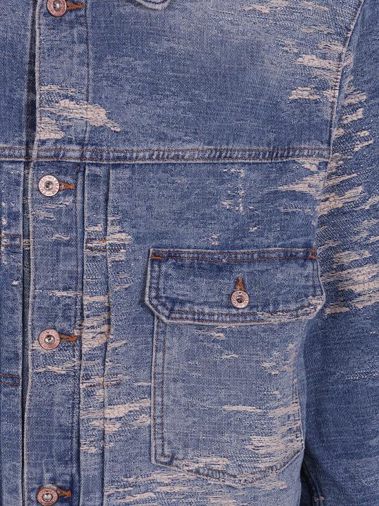 26FW 엠포리오 아르마니 데님 자켓 EM006540 AF27794 MB003 LIGHT BLUE DENIM - EMPORIO ARMANI