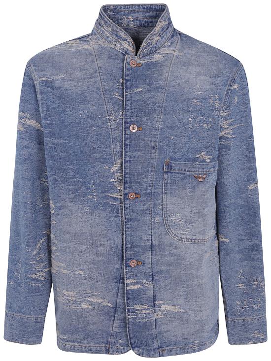 26FW 엠포리오 아르마니 데님 자켓 EM006536 AF27794 MB003 LIGHT BLUE DENIM