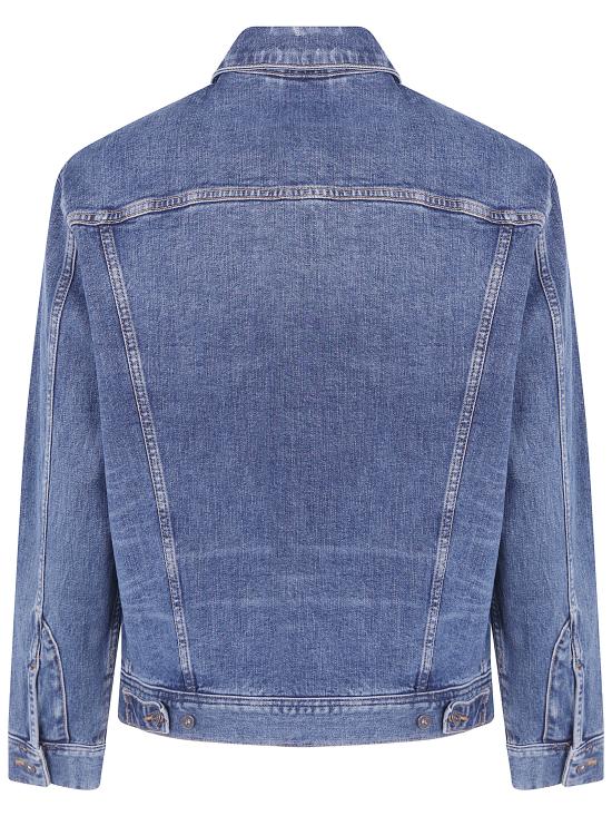 26FW 엠포리오 아르마니 데님 자켓 EM006496 AF27566 MB002 MEDIUM BLUE DENIM - EMPORIO ARMANI