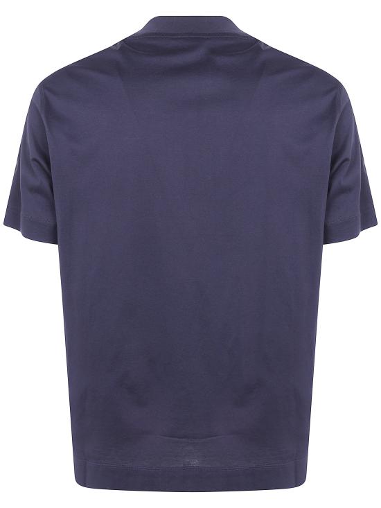 26FW 엠포리오 아르마니 반팔 티셔츠 EM006779 AF28078 UB118 ICONIC BLUE NAVY - EMPORIO ARMANI