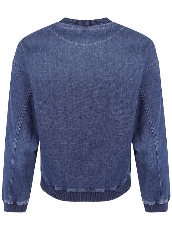 26FW 엠포리오 아르마니 긴팔 티셔츠 EM006614 AF27722 MB001 BLUE DENIM - EMPORIO ARMANI