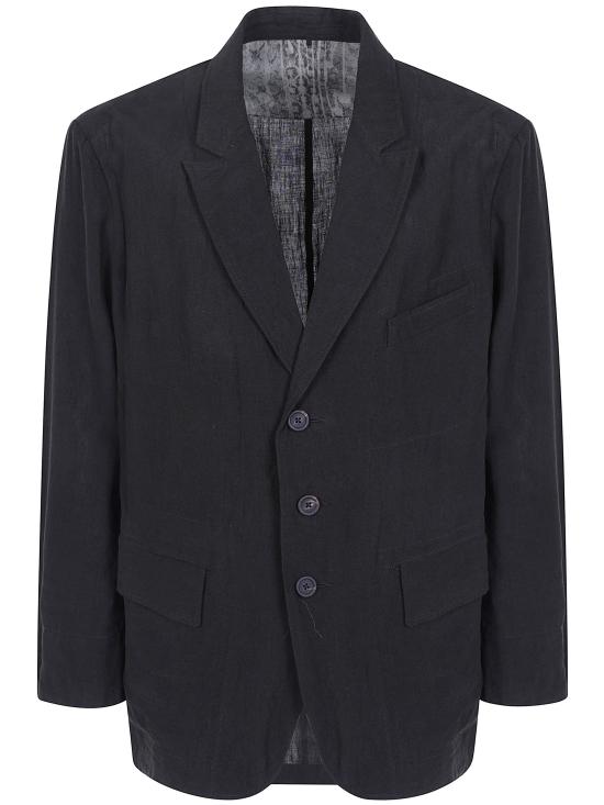 26FW 지기 첸 수트 자켓 0M2620907 04 BLACK