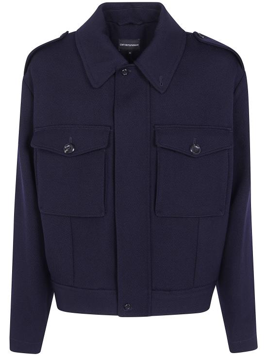 26FW 엠포리오 아르마니 자켓 EM007175 TE23195 UB109 DARK NAVY