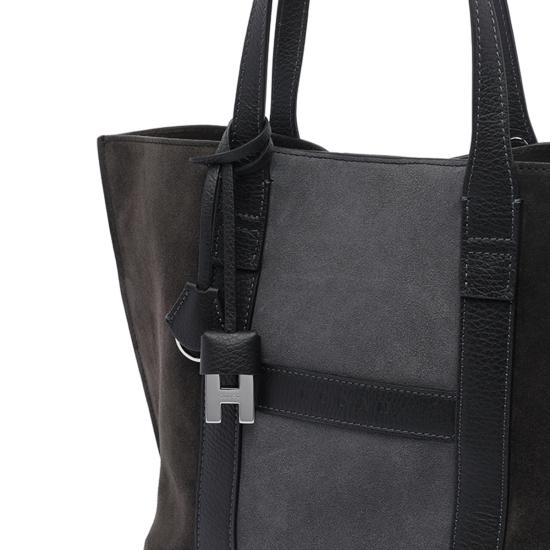 26FW 호간 토트백 KBW01WA2200 VI97E62 Black - HOGAN