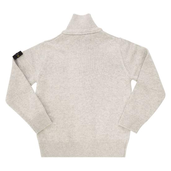 26SS [키즈] 스톤 아일랜드 니트/스웻셔츠 L2S165100003 GREY - STONE ISLAND