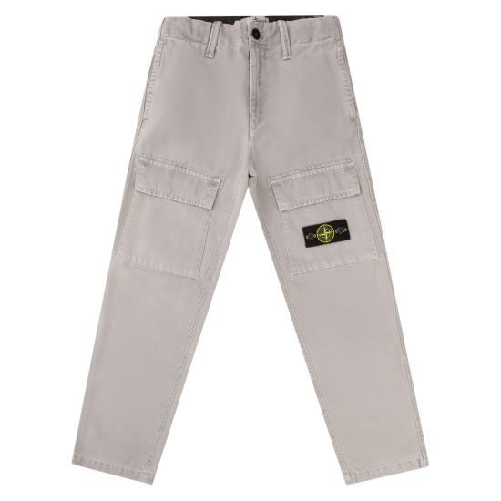 26FW [키즈] 스톤 아일랜드 스트레이트 팬츠 L2S163100001 LIGHT GREY
