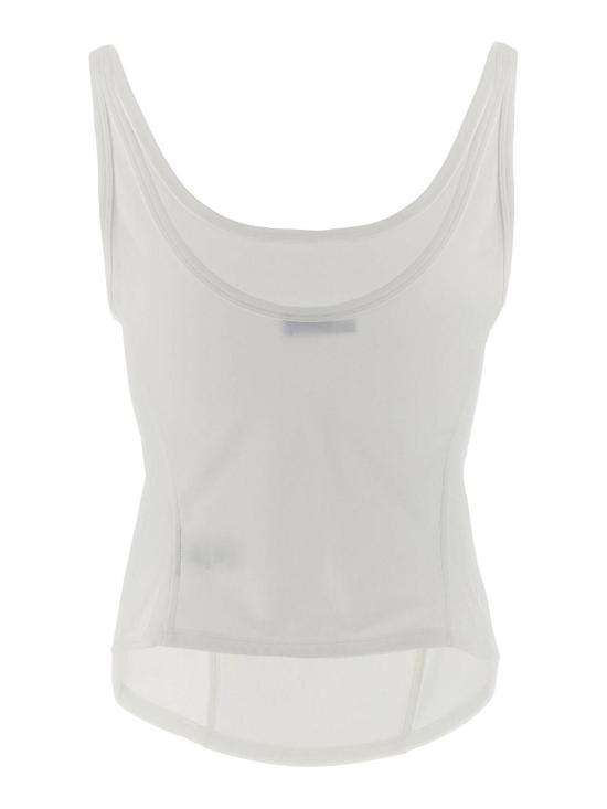  뮈글러 민소매 티셔츠 23W1TO06448421014 White - MUGLER