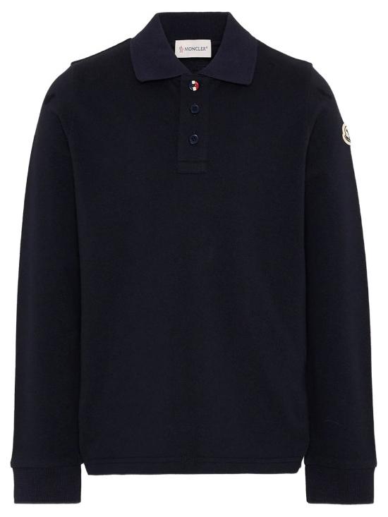 26FW [키즈] 몽클레어 폴로 셔츠 L29548B00001 8496W 778 NAVY